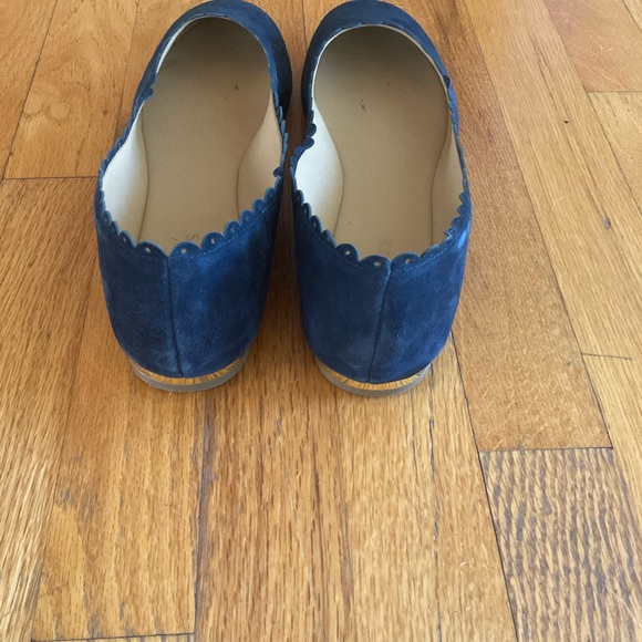 Talbots Navy Suede Ballet Flats - Picture 4 of 5